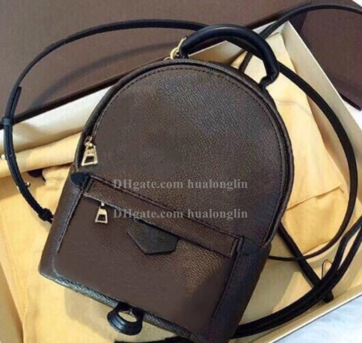 

High Quality Best Price Women Bags backpacks Shoulder bag men girl boys date code, Brown