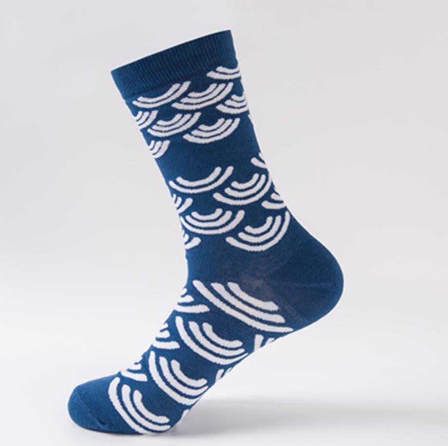 

2019 Tide Socks Long Tube Wild Men and Women Cotton Socks Ladies Jacquard Personality Knee High Dropshipping