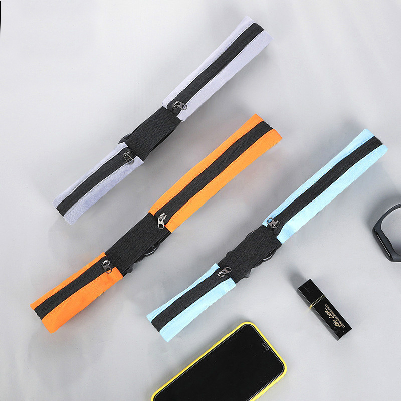 

Running Bag Waist Sports Professional Belt Pouch Mobile Phone Case Men Women bags Pouch Gym SportsBags Running Belt Pack bag, Gray color
