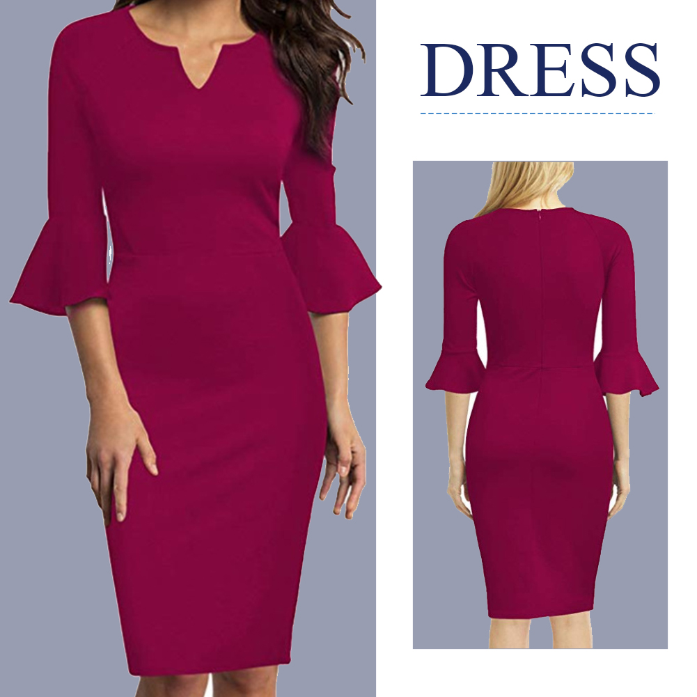 empire line work dress