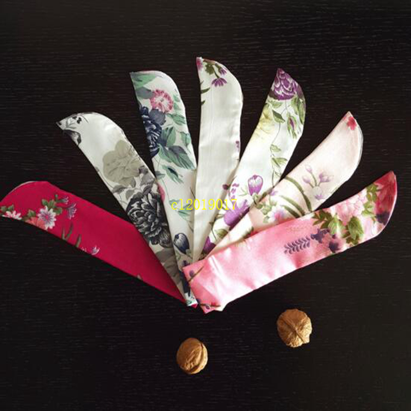 Wholesale 10psc Chinese Silk Folding Hand Fan Pouch Chopstick Cover Case 