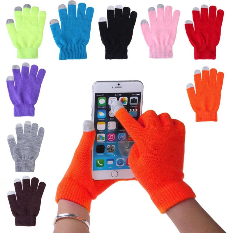 

Magic Touch Screen Gloves Smartphone Knitted Texting Stretch Adult  Unisex Winter Warmer Knit Hot Touchscreen Gloves
