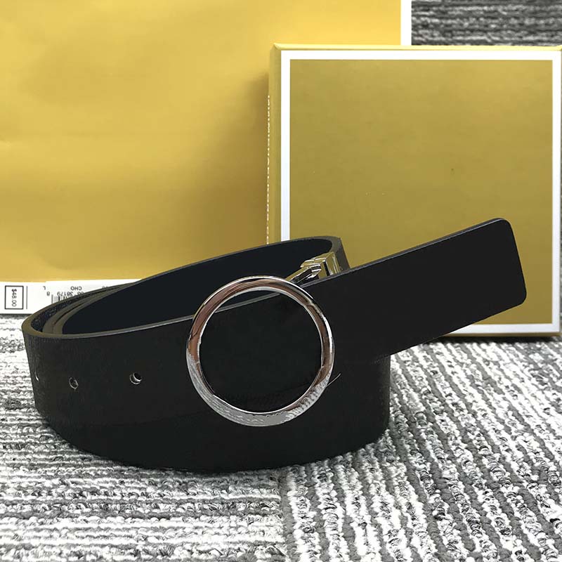 

Code 1267 Genuine Leather Fashion Men Belt Needle Buckle Designer Business Man Belt Including gift box High Quality, Black