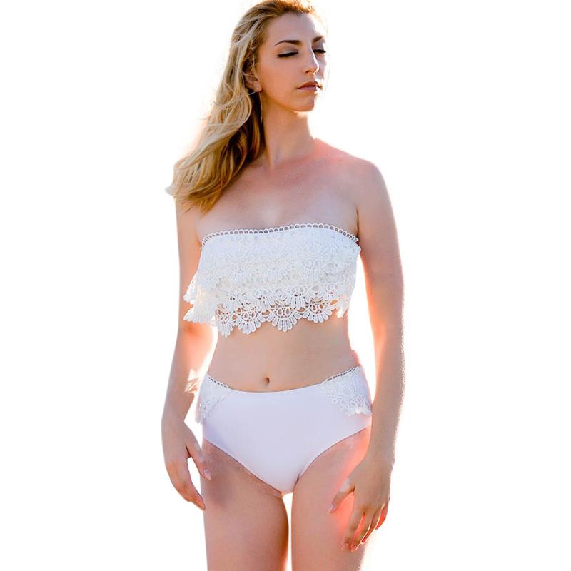 

bikinis 2020 mujer swimsuit women thong bikini Set Lace High Waist swimwear female Beachwear bathing suit women' swimming suit