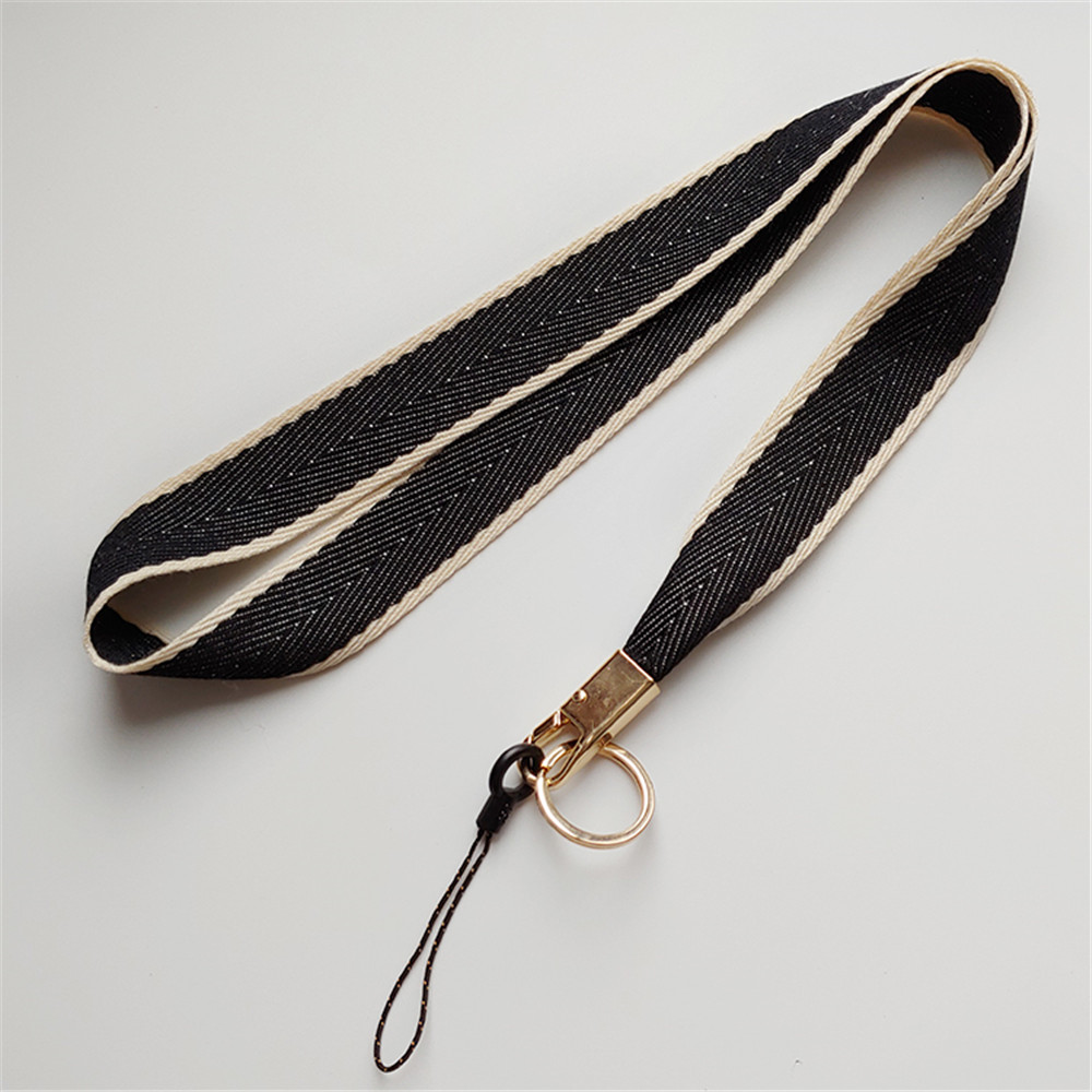 

Strap gold for phone case cellphone around neck lanyard