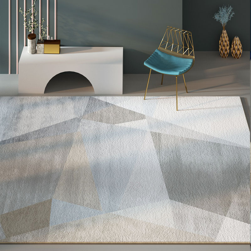 

Nordic Blanket Sofa Coffee Table Bedroom Carpet For Living Room Fashion Study Kids Room Floor Rugs Easy To Care Mat, Bls