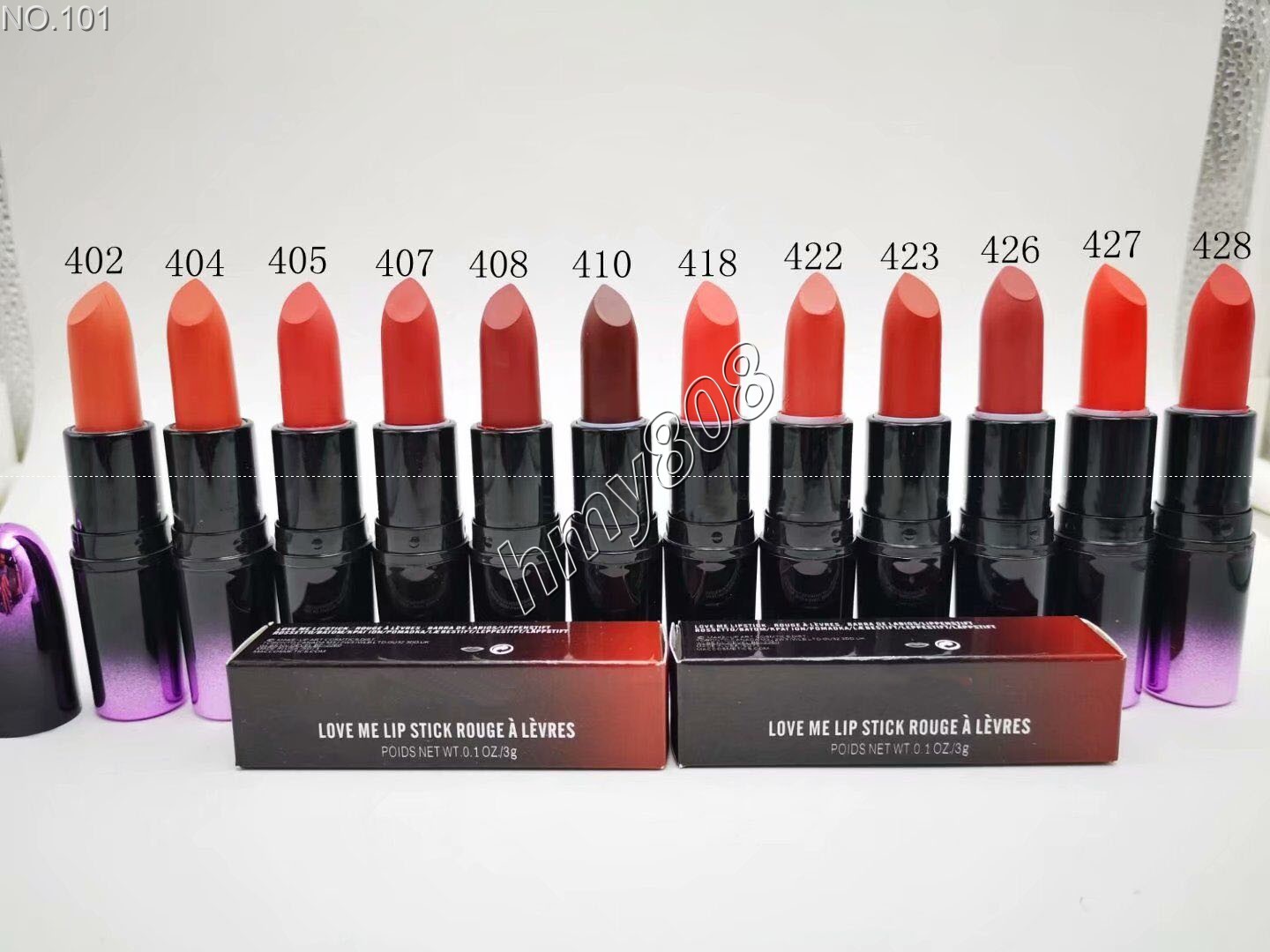 

Factory Direct Free Shipping New Makeup Lips Hot Brand 3g Love me Lipstick!12 Different Colors