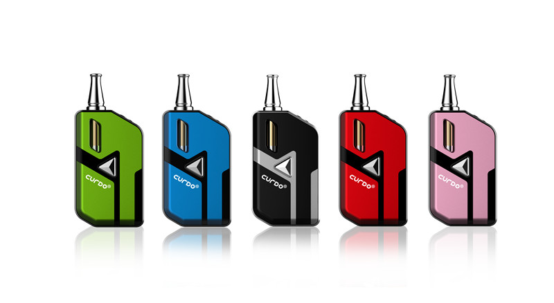 

Authentic Curdo Polaris Starter Kit 400mAh Built-in Battery Adjustable Variable Voltages Vape Box Mod With 0.5ml Polaris Cartridge