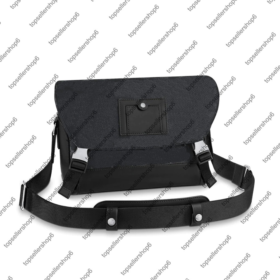 M40511 Men MESSENGER PM VOYAGER Eclipse Canvas Purse Shoulder bag vintage school bag briefcase portfolio attache case