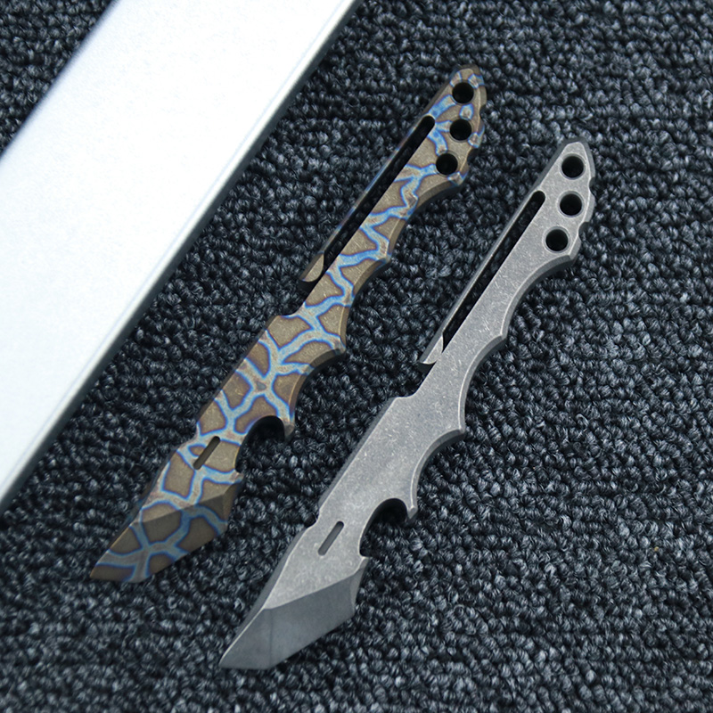 

LEMIFSHE Titanium alloy crowbar prybar multipurpose pocket Corkscrew tool camping gadget outdoor utility