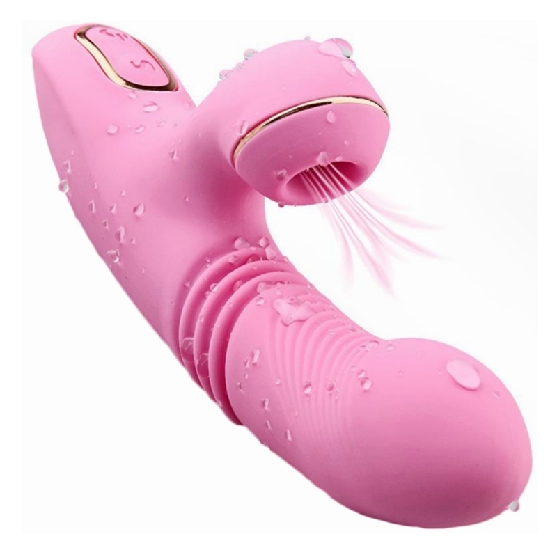 

Clitoris Sucking Female Orgasm Dildo Vibrators G Spot Clitoris Stimulator Heating Telescopic Vibrator Masturbator For Women Y19061202