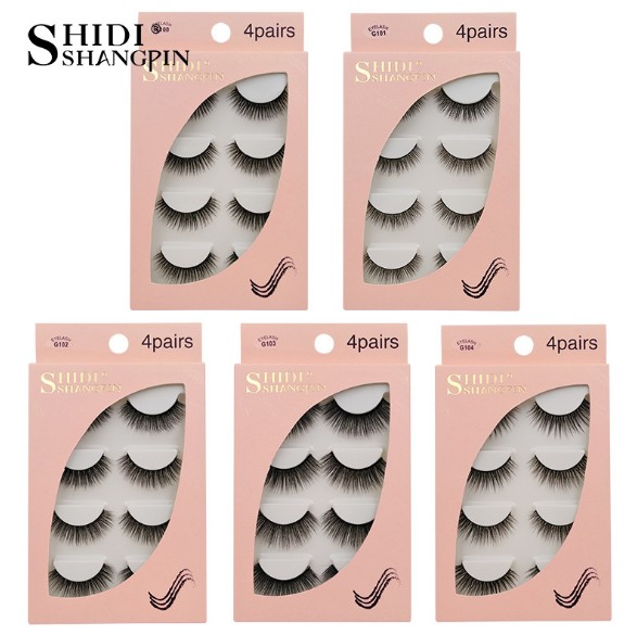 

3D Mink Eyelashes Reusable Natural False Eyelashes Makeup Curly Mink Lashes Eyelash Extension Maquiagem