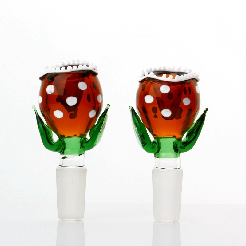 

Hookahs 14mm 18mm Bowl Glass Corpse Flower Thick Glass Bowls with Colorful Tobacco Piece for Smoking