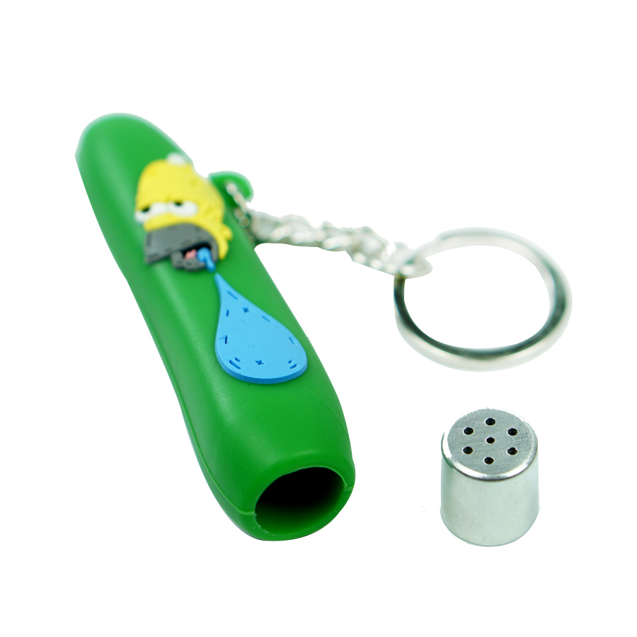 

Creative smoking hand Pipes colorful Cucumber tobacco spoon pipe handmade Pyrex Spoon Pipe for Smoking water Pipes with metal bowl wholesale