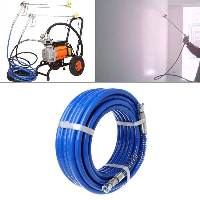

7.5m Airless Paint Spray Hose Tube Pipe 5000PSI Sprayer Fiber For Sprayer Gun F5H6