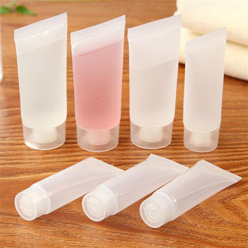 

Clear Empty Refillable Plastic Squeeze Soft Tubes Bottle Flip Cap Cosmetic Body Hand Lotion Shampoo Squeeze Bottle 5ml-100ml