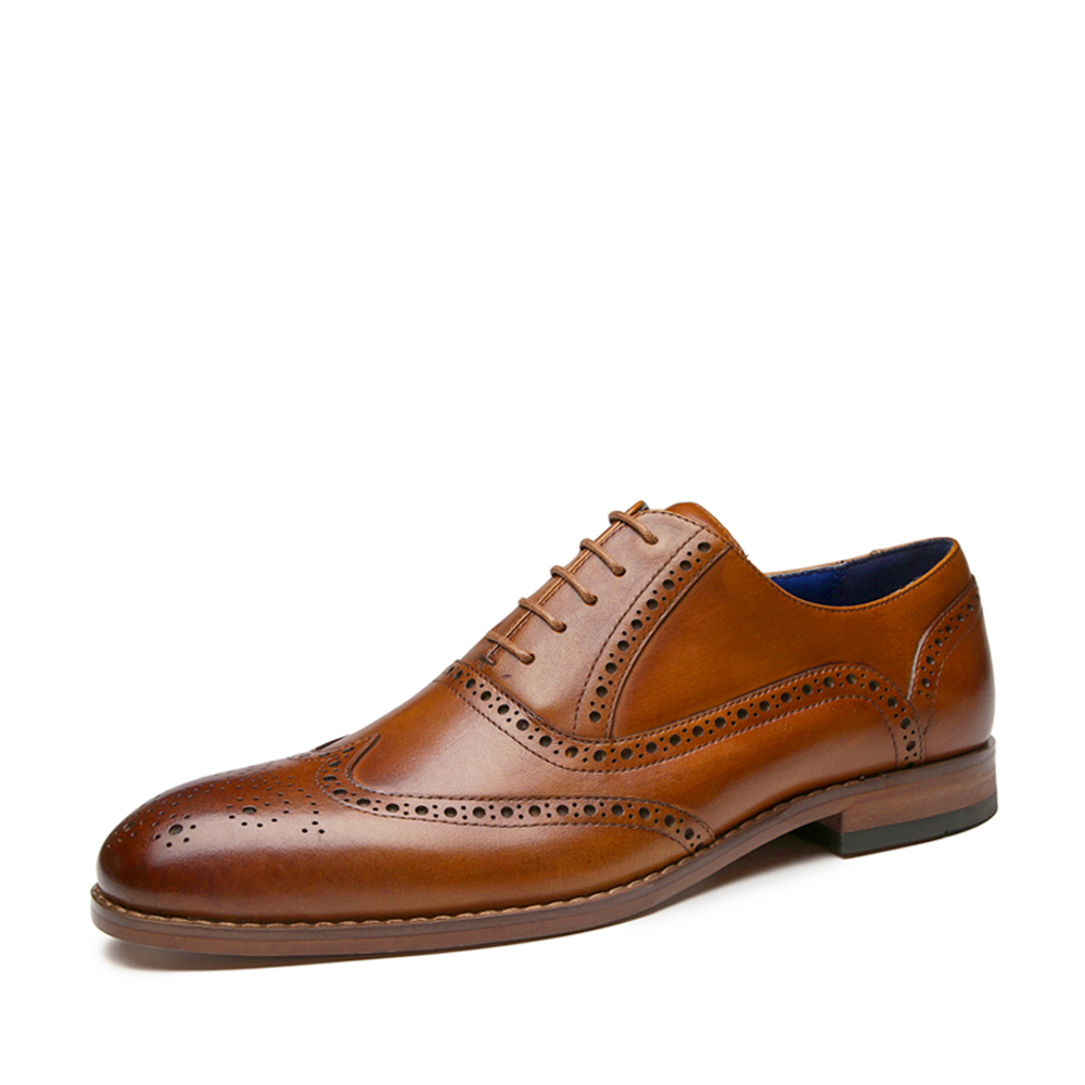 

Genuine Leather Dress Shoes Autumn & Winter Fashion Oxford Shoes Men high quality Top Leather Formal Shoes