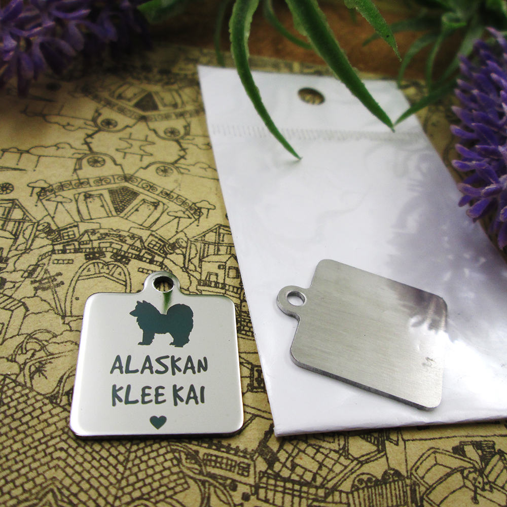 

40pcs--"Alaskan Klee Kai dog"stainless steel charms more style for choosing DIY Charms pendants for necklace