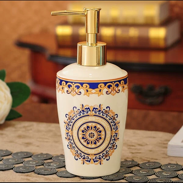 

Luxury Ceramic Soap Dispenser Hand Liquid Soap Dispensers Liquid Soap Dspenser Bathroom Set S05