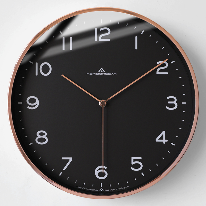 

Reloj Nordic Art Silent Wall Clock Metal Kitchen Glass Wall Clock Waterproof Living Room Relogios Parede Home Decorations 50