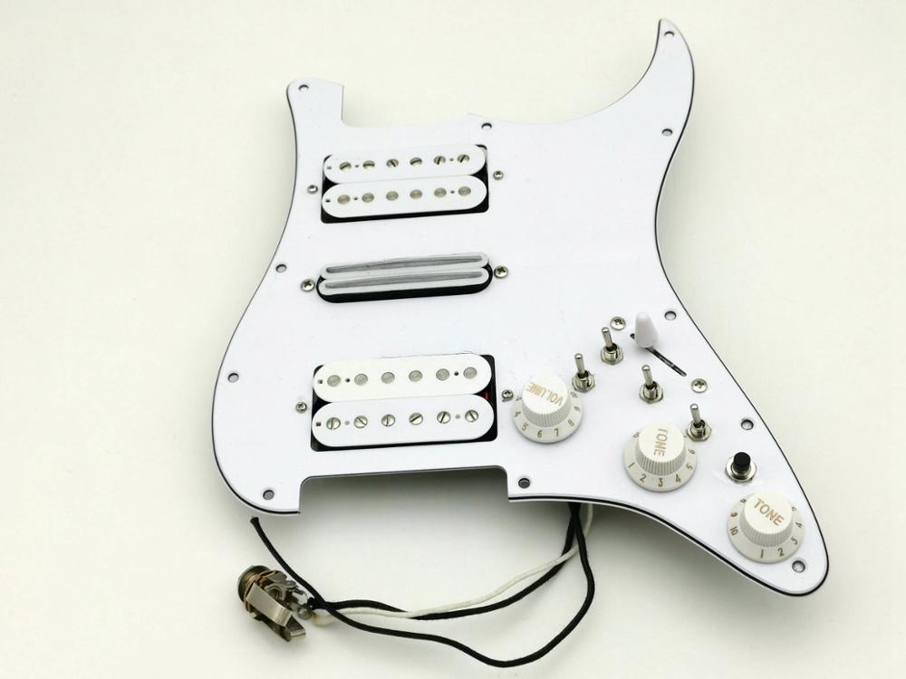 Strat HSH Guitar Pickups Super Wiring Assembly , Very powerful Features , Multiple tone options Limited edition 20 different combinations-image-546026758