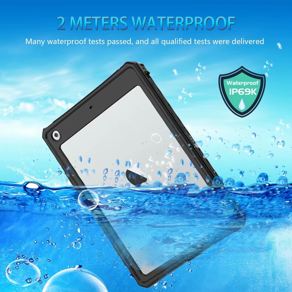 

Redpepper Waterproof Kickstand Case for ipad 10.2 2019 Air 2 3 10.5 pro 11 FOR ipad mini 4 5 Diving Full Sealed Shockproof 10pcs/lot