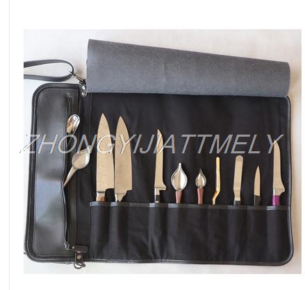 

carving knife, chef pure leather knife bag, kitchen knife storage bag, chef special