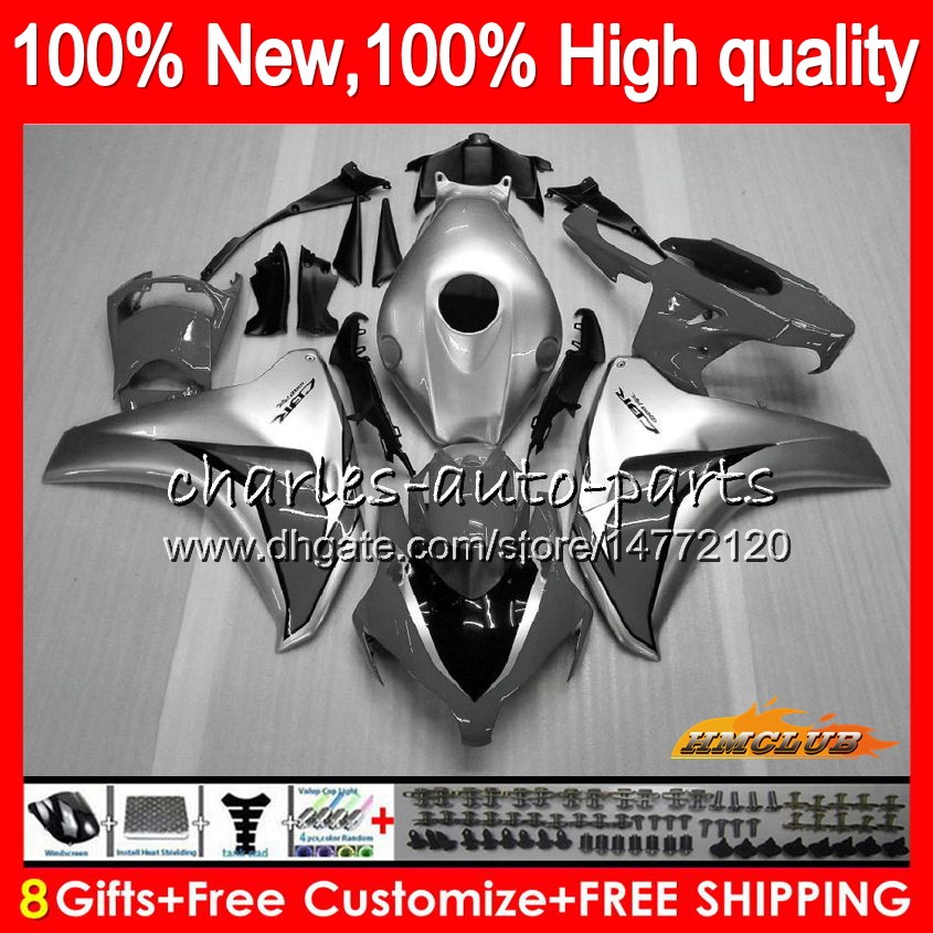 

OEM Bodys For HONDA grey silver CBR 1000RR CBR 1000 RR CC 1000CC 79NO.158 CBR1000 RR 2008 2009 2010 2011 CBR1000RR 08 09 10 11 Fairing Kit, No. 1