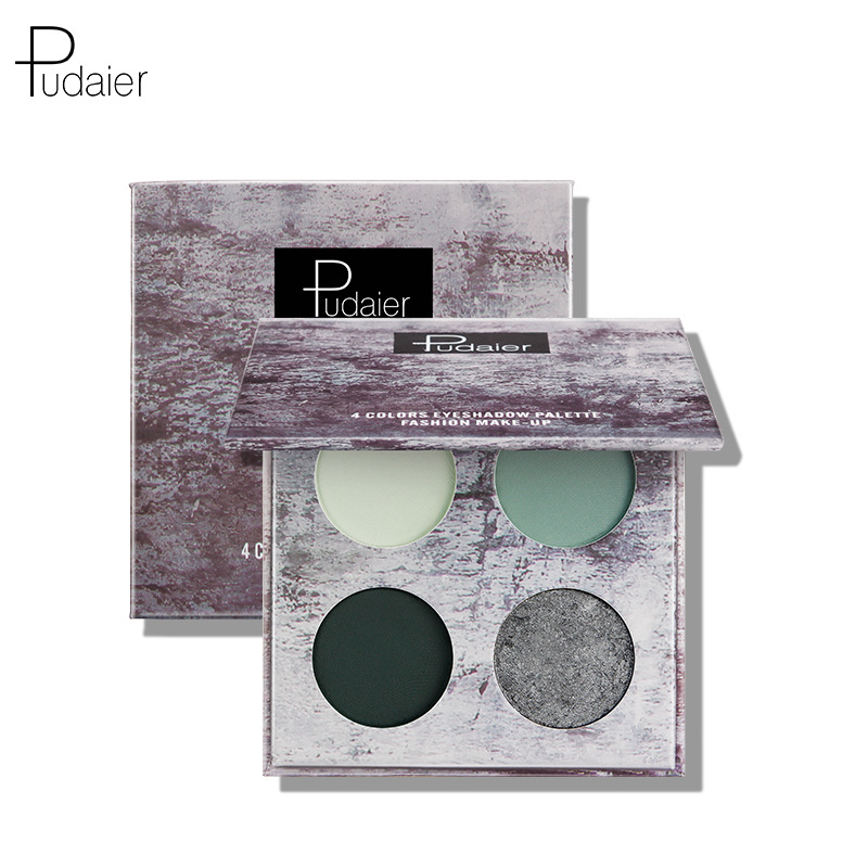 

Fashion Ink Landscape Eyeshadow Makeup Pallete Matte Eye Shadow Palette Shimmer Eyeshadow Powder Pigment Cosmetics 4 Colors, White