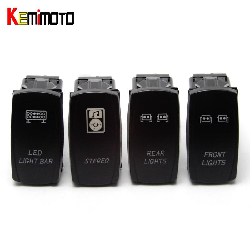 RZR XP 900 BLUE LED LIGHT ROCKER SWITCH OFF//ON//ON