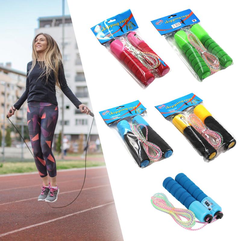 

Skipping Rope Digital Counter Foam Handle Fitness Sports Speed Jumping Jump Skipping Flexible Jump Ropes