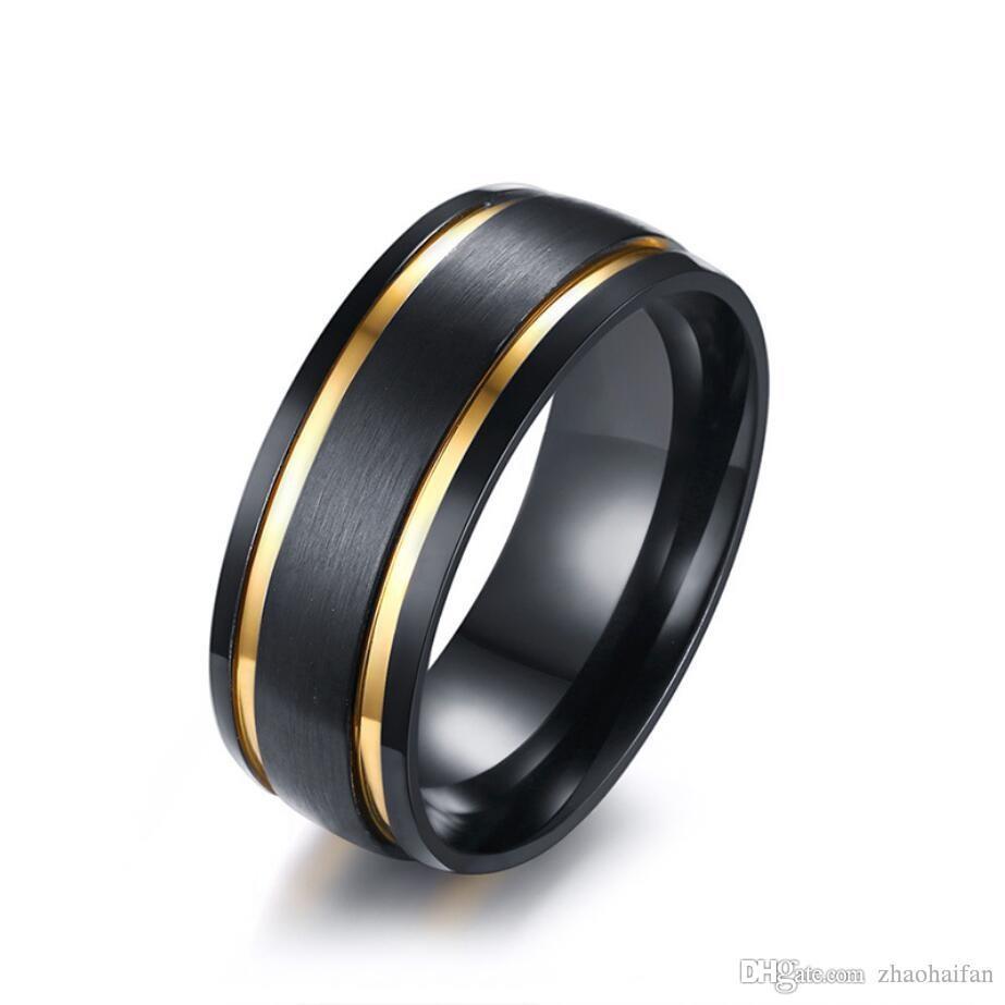 Tungsten Carbide Faceted Pyramid Step-Edge Half-Round Band Ring