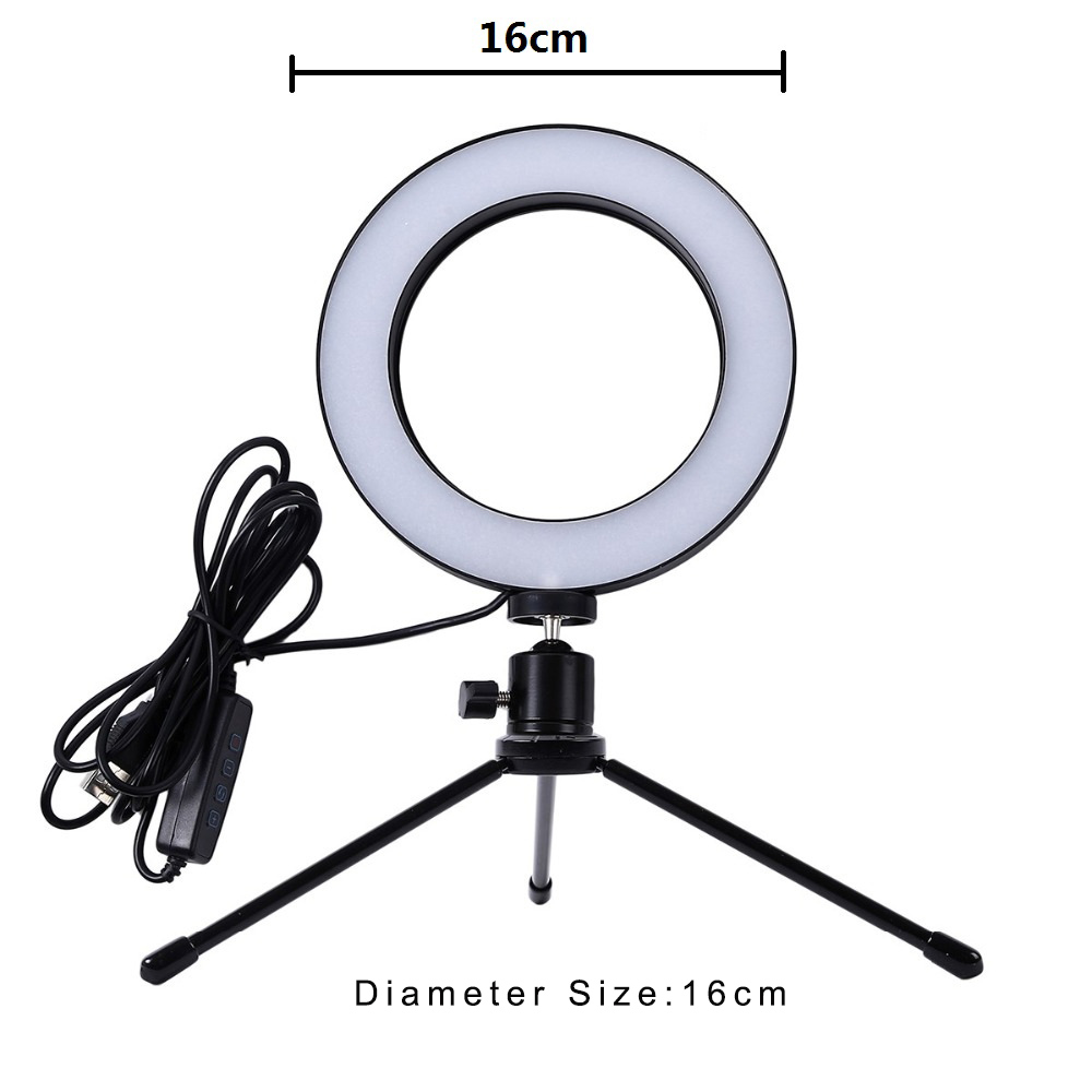 

Lightdow Dimmable LED Studio Camera Ring Light Photo Phone Video Light Lamp With Tripods Selfie Stick Ring Fill Light For Canon Nikon Camera