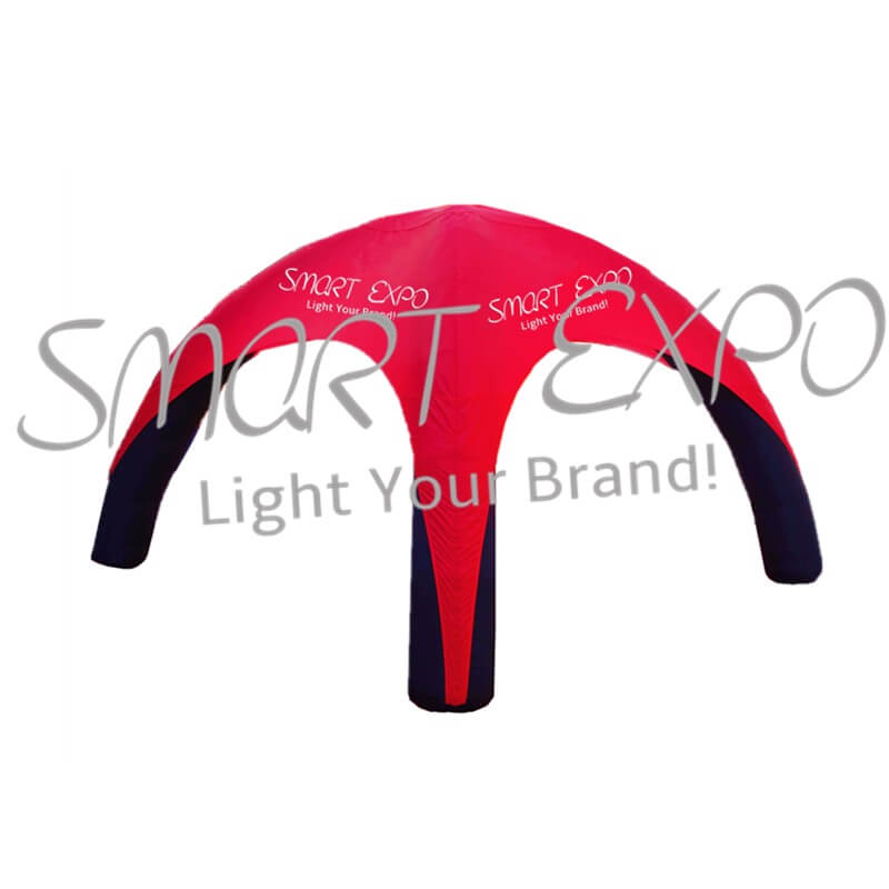 

Lightweight Inflatable Event Dome Tent Portable Air Dome Tent Spider Promotion Gazebo with Custom Printing Base Blower W3.6 x H2.5 M