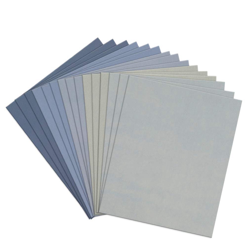 

15Pcs 9 x 11 Inch High Grit Wet And Dry Sandpaper Assortment 800 1500 3000 5000 7000 For Car For Wood Metal Polishing Automotive