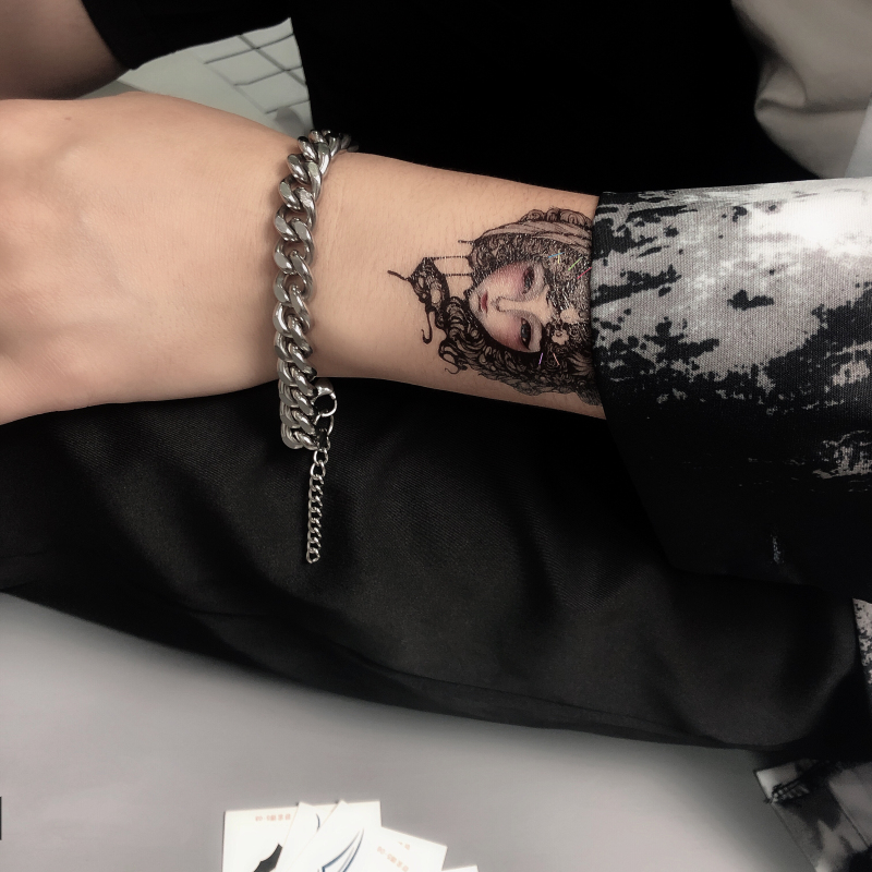 

chain bracelets mens stainless steel Charm Extension fashion silver bracelet Steampunk chain on hand gifts for male Accessories