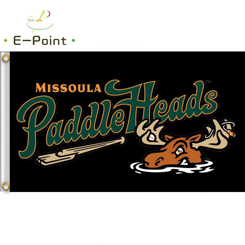 

MiLB Missoula PaddleHeads Flag 3*5ft (90cm*150cm) Polyester Banner decoration flying home & garden Festive gifts