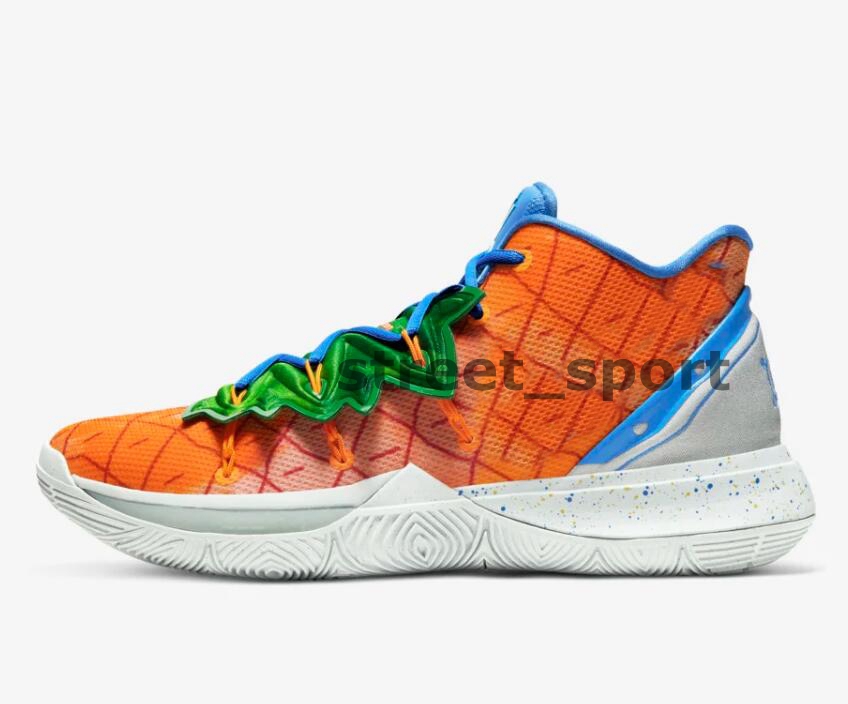 New Release Nike Kyrie 5 'EYBL' Mint Green Red Neon