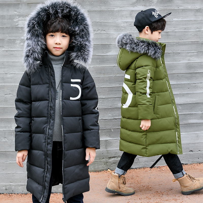 Winter Thicken Windproof Warm Kids Coat Waterproof Children Outerwear Kids Clothes Boys Jackets For 3-12 Years Old-image-503490552
