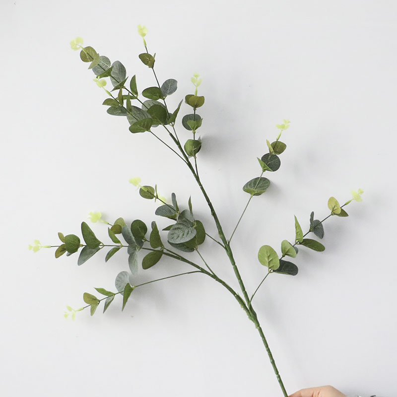 

Large Artificial Plant Green Eucalyptus Leaf Branch Wedding Plant For Wedding Party Home Decor