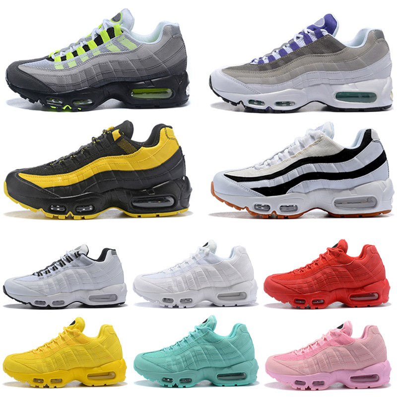 

Hot sale Running shoes for Men Women yellow grey red pink Laser Fuchsia all black white Mens Trainers Sports shoes 36-45, 40-45 color #6