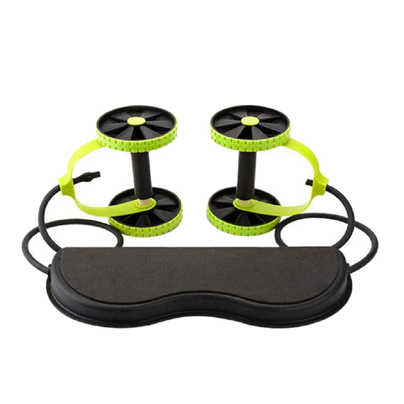 

Abinal Abs Roller Ab Rollers Fitness Equipment Abinal Exerciser Trainer Puller Roller Slimming Muscle Trainer Workout Tool, Green