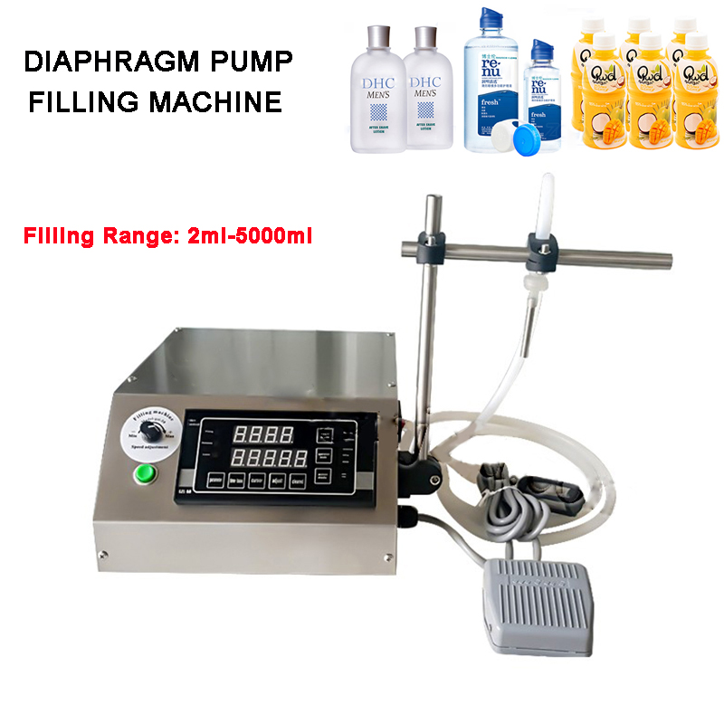 

Single-nozzle peristaltic pump filling machine GZL-50 3-5000ML e-liquid filling machine edible oil perfume filler with DHL Free