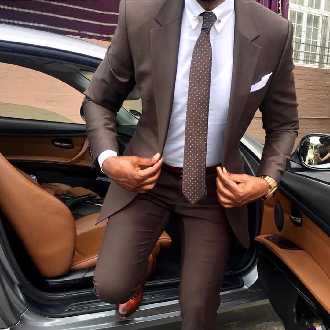 

2019 Handsome Two Pieces Groomsmen Suits Custom Made Modest Peaked Lapel Slim Fit Business Mens Suits(Jacket+Pants), Royal blue