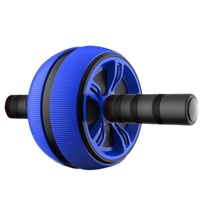 

Hot AD-Blue Large Silent Tpr Abdominal Wheel Roller Trainer Fitness Equipment Gym Home Exercise Body Building Ab Roller