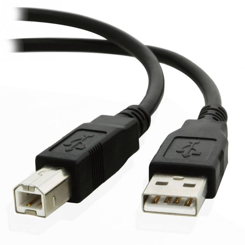 

100pcs 1.5m usb to usb B Adapter Data Cable for HP/Canon/Epson Printer Scanner USB 2.0 A to B Male