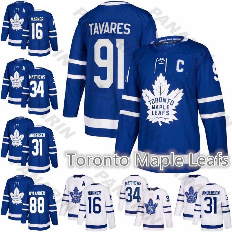 

Toronto Maple Leafs 91 John Tavares 34 Auston Matthew 16 Mitchell Marner 88 William Nylander 44 Morgan Rielly Breathable Hockey Jerseys, Blue