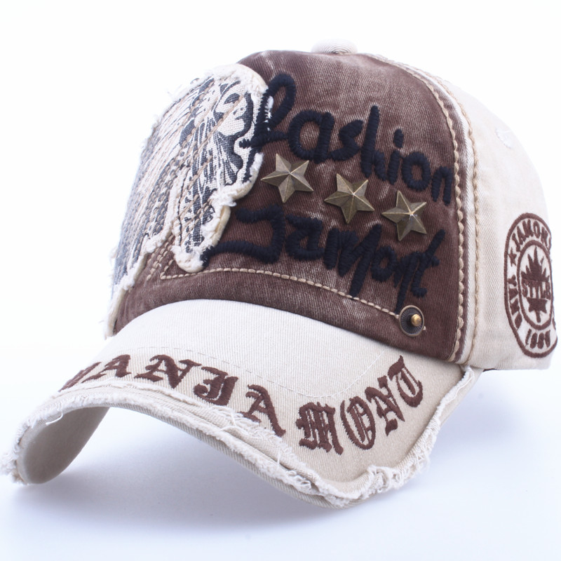 

brand cotton fashion embroidery antique style Baseball Cap casquette snapback hat for men women