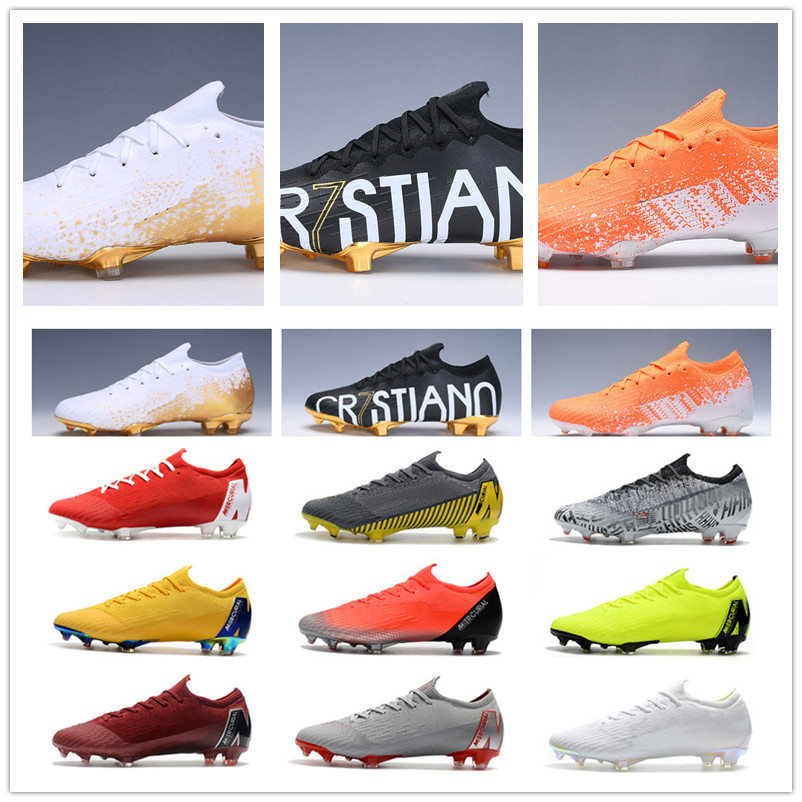 

2021 Low Heel Men Mercurial Superfly VI 360 Elite FG Soccer Shoes Children Boy Girl CR7 Neymar Cleats Ronaldo Woman Football Boots, Color 10