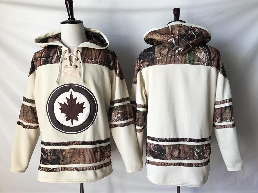 

Top Quality ! 2019 New Winnipeg Jets Old Time Hockey Jerseys Camo Custom Hoodie Pullover Sweatshirts Sport Winter Jacket, Beige